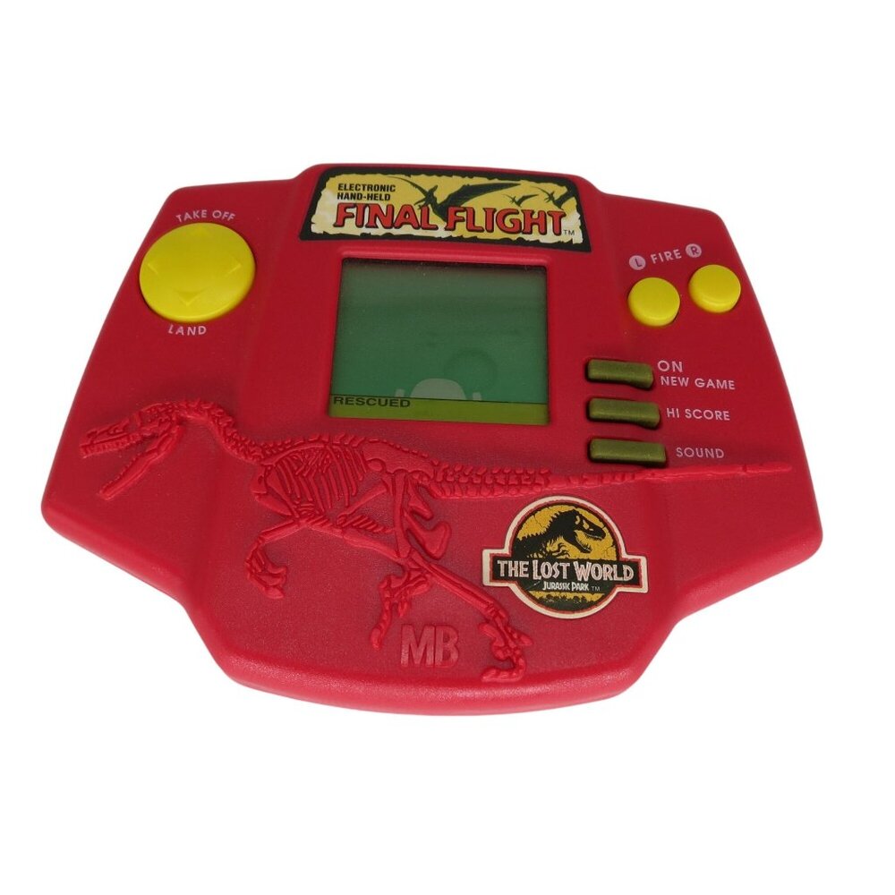 Jurassic Park The Lost World Final Flight Hand-held Electronic Game WORKS 1996